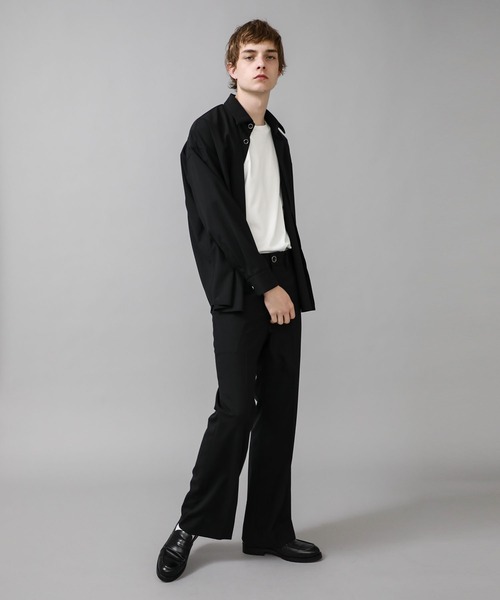 liberum（リベルム）の「【LIBERUM】EX.FLARE SLACKS（スラックス・メンズ・ブラック・1/2）」の4枚目の写真