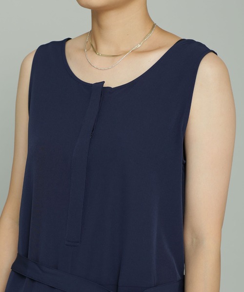 NANO universe（ナノユニバース）の「[SHELTECH]オールインワン（つなぎ/オールインワン・レディース・グレー系その他4/ネイビー/ミント・FREE）」の9枚目の写真