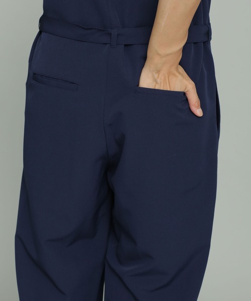 NANO universe（ナノユニバース）の「[SHELTECH]オールインワン（つなぎ/オールインワン・レディース・グレー系その他4/ネイビー/ミント・FREE）」の11枚目の写真