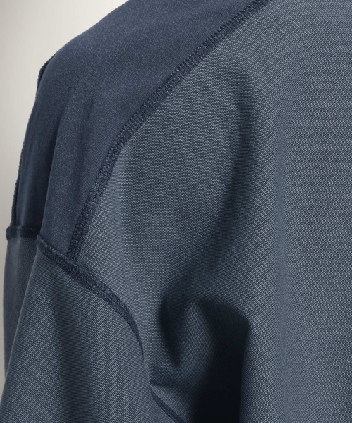 niko and...（ニコアンド）の「プレーティング2WAYＴシャツ（Tシャツ/カットソー・メンズ・ネイビー/オフホワイト/イエロー・LARGE/MEDIUM）」の19枚目の写真