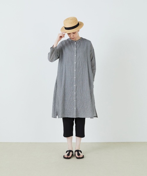 conges payes ADIEU TRISTESSE(コンジェ ペイエ アデュートリステス)の「Aラインワンピース(ワンピース・レディース・ブラック系その他/グリーン系その他/ブルー系その他・38)」の11枚目の写真