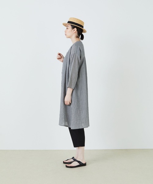 conges payes ADIEU TRISTESSE(コンジェ ペイエ アデュートリステス)の「Aラインワンピース(ワンピース・レディース・ブラック系その他/グリーン系その他/ブルー系その他・38)」の8枚目の写真