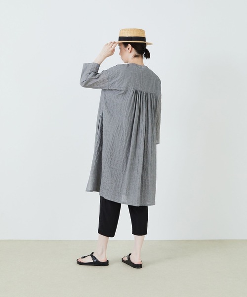conges payes ADIEU TRISTESSE(コンジェ ペイエ アデュートリステス)の「Aラインワンピース(ワンピース・レディース・ブラック系その他/グリーン系その他/ブルー系その他・38)」の19枚目の写真