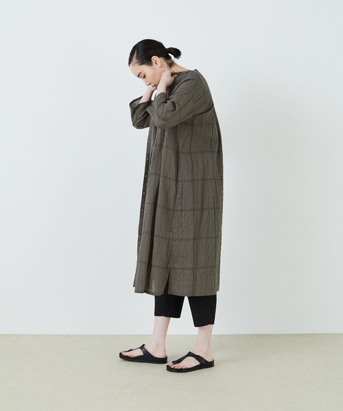 conges payes ADIEU TRISTESSE(コンジェ ペイエ アデュートリステス)の「Aラインワンピース(ワンピース・レディース・ブラック系その他/グリーン系その他/ブルー系その他・38)」の6枚目の写真