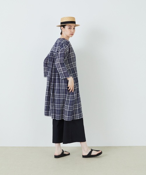 conges payes ADIEU TRISTESSE(コンジェ ペイエ アデュートリステス)の「Aラインワンピース(ワンピース・レディース・ブラック系その他/グリーン系その他/ブルー系その他・38)」の18枚目の写真