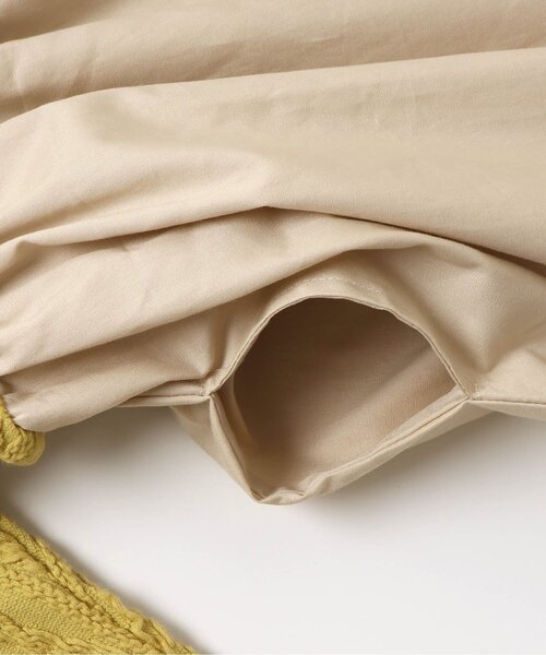 apres les cours（アプレレクール）の「WEB限定 膨れジャガードドッキングワンピース（ワンピース・キッズ・ブラウン/イエロー/アイボリー/サックスブルー・80/130/140/120/90/110/100）」の19枚目の写真