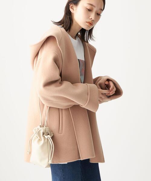 CITEN（シテン）の「＜CITEN（シテン）＞ミニ巾着 ショルダーバッグ（ショルダーバッグ・レディース・オフホワイト/ブラック/ワイン・FREE）」の15枚目の写真