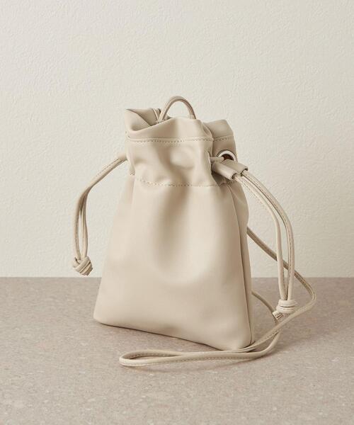 CITEN（シテン）の「＜CITEN（シテン）＞ミニ巾着 ショルダーバッグ（ショルダーバッグ・レディース・オフホワイト/ブラック/ワイン・FREE）」の17枚目の写真