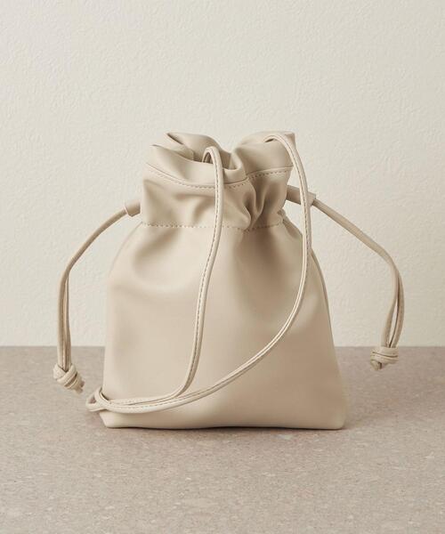 CITEN（シテン）の「＜CITEN（シテン）＞ミニ巾着 ショルダーバッグ（ショルダーバッグ・レディース・オフホワイト/ブラック/ワイン・FREE）」の18枚目の写真