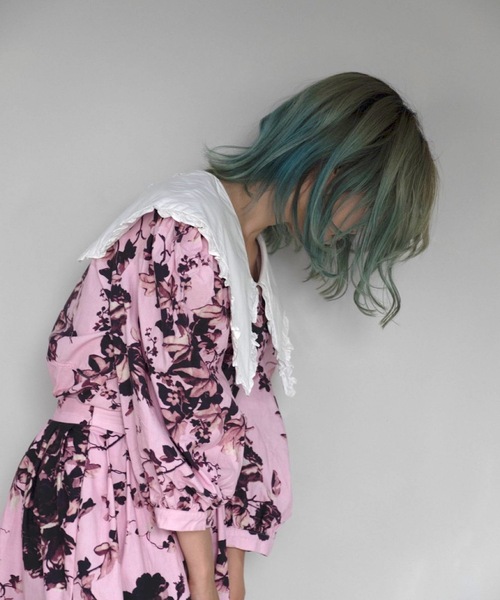 SANSeLF（サンセルフ）の「【SANSeLF】big collar classic flower tops sanw21a009（チュニック・レディース・ピンク・FREE）」の9枚目の写真