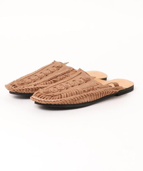 チャイハネ（チャイハネ）の「【チャイハネ】ジョパMEN'Sシューズ 山羊革サンダルL（サンダル・メンズ・キャメル/ブラック/レッド/ブルー・ONESIZE）」の4枚目の写真