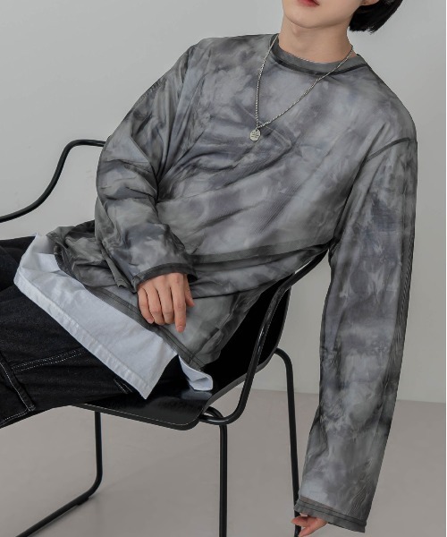 Unisex タイダイシースルーオーバーtシャツ Tシャツ カットソー Followin フォロウィン のファッション通販 Zozotown