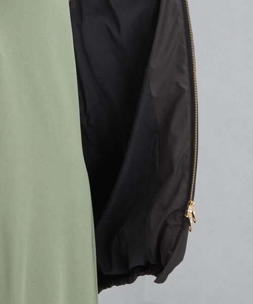 green label relaxing(グリーンレーベルリラクシング)の「フード ダウン ベスト コート(ダウンベスト・レディース・ブラック/オリーブ・38/36)」の21枚目の写真