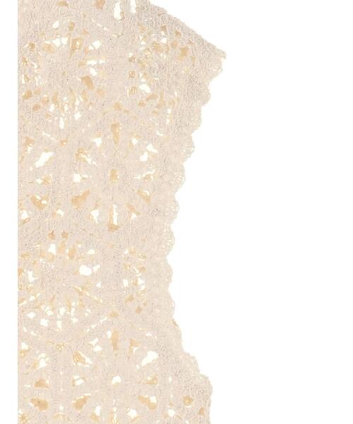 earth music&ecology（アースミュージックアンドエコロジー）の「クロシェニットベスト ＊（ベスト・レディース・ブラウン/ホワイト系その他2・FREE）」の10枚目の写真