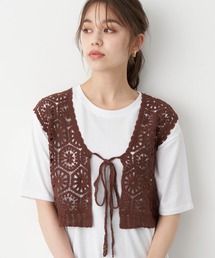 クロシェニットベスト ＊