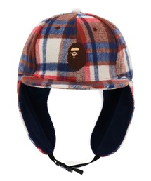 A BATHING APE | BAPE CHECK EARMUFFS CAP M(キャップ)