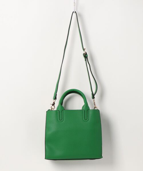 Cepica（セピカ）の「バイカラーフレームかっちりミニトート（トートバッグ・レディース・パープル/グリーン/ゴールド/シルバー/ブルー/グレイッシュベージュ・FREE）」の10枚目の写真