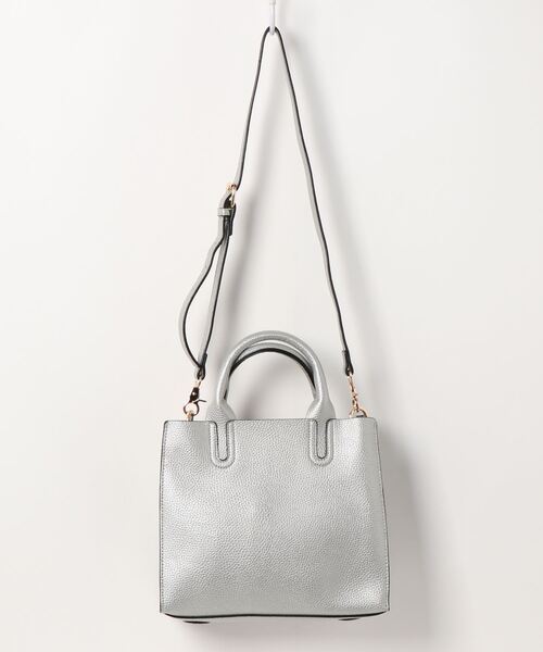 Cepica（セピカ）の「バイカラーフレームかっちりミニトート（トートバッグ・レディース・パープル/グリーン/ゴールド/シルバー/ブルー/グレイッシュベージュ・FREE）」の12枚目の写真