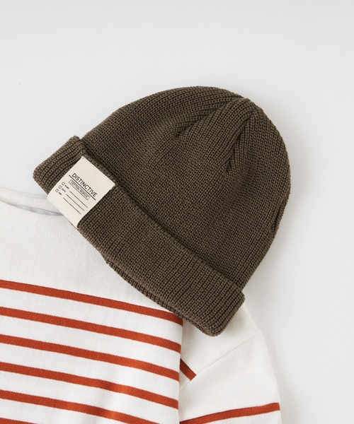 CIAOPANIC TYPY（チャオパニックティピー）の「【KIDS】ニットワッチキャップ（キャップ・キッズ・ブラック/オレンジ/カーキ/マスタード/アイボリー・ONE SIZE）」の3枚目の写真