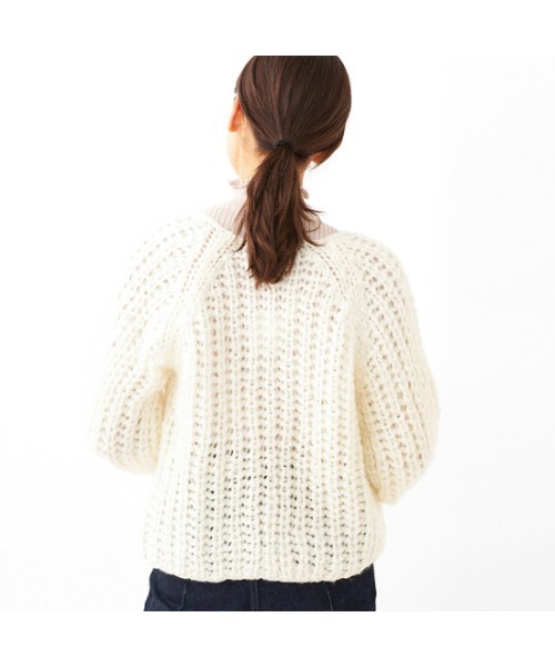 flower（フラワー）の「ウォーミーカーディガン（カーディガン/ボレロ・レディース・ホワイト/グレー・FREE）」の22枚目の写真