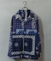 GA BANDANA L/S SHIRT/バンダナ柄 長袖シャツ/開襟シャツ