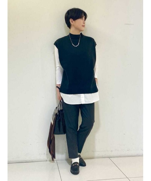 human woman（ヒューマンウーマン）の「◆≪arrive 5e≫アナスタシアミルド２WAYパンツ（その他パンツ・レディース・グレー系その他/ネイビー・MEDIUM/SMALL）」の13枚目の写真