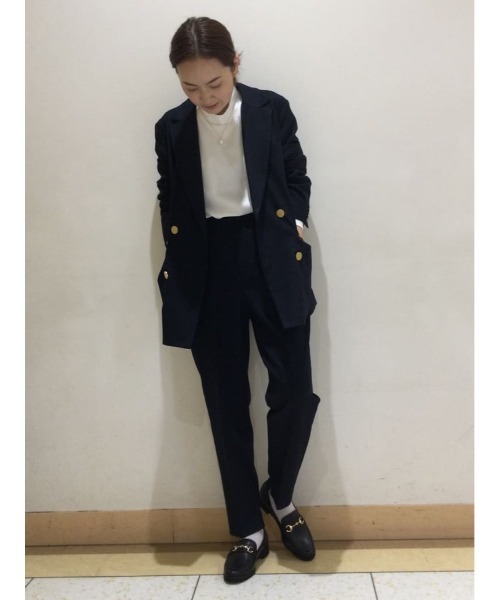 human woman（ヒューマンウーマン）の「◆≪arrive 5e≫アナスタシアミルド２WAYパンツ（その他パンツ・レディース・グレー系その他/ネイビー・MEDIUM/SMALL）」の14枚目の写真