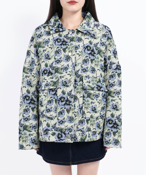 WC（ダブル シー）の「フラワーゴブランジャケット（ブルゾン・レディース・その他・FREE）」の3枚目の写真