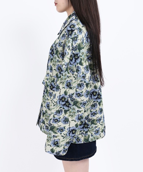 WC（ダブル シー）の「フラワーゴブランジャケット（ブルゾン・レディース・その他・FREE）」の4枚目の写真