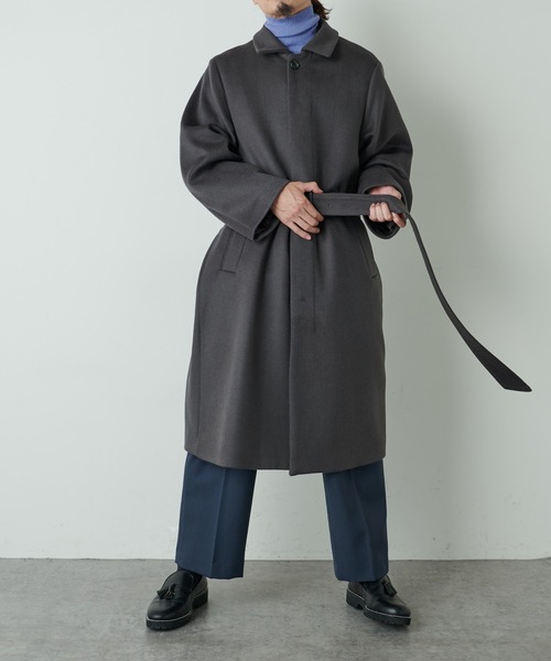 Lui's（ルイス）の「ハイクオリティー メルトンステンカラーコート