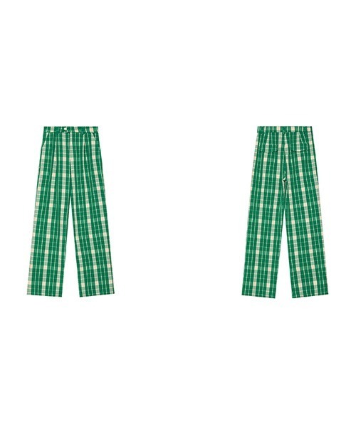 Fano Studios(ファノ ストゥディオズ)の「【Fano Studios】Tartan plaid color pants FQ21K031(スラックス・レディース・グリーン・L/S/M)」の11枚目の写真