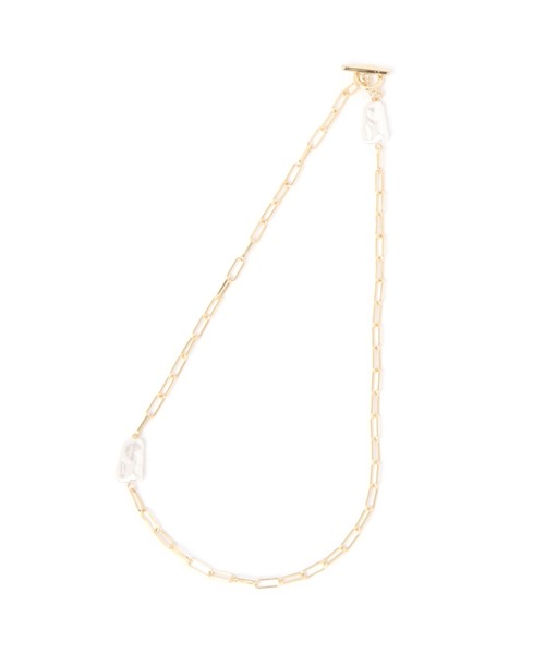 LEPSIM(レプシィム)の「デザインチェーンマンテルネックレス 236278(ネックレス・レディース・ゴールド/ゴールド系その他/シルバー・ONE SIZE)」の1枚目の写真