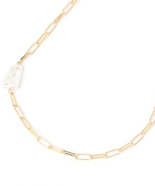 LEPSIM(レプシィム)の「デザインチェーンマンテルネックレス 236278(ネックレス・レディース・ゴールド/ゴールド系その他/シルバー・ONE SIZE)」の6枚目の写真