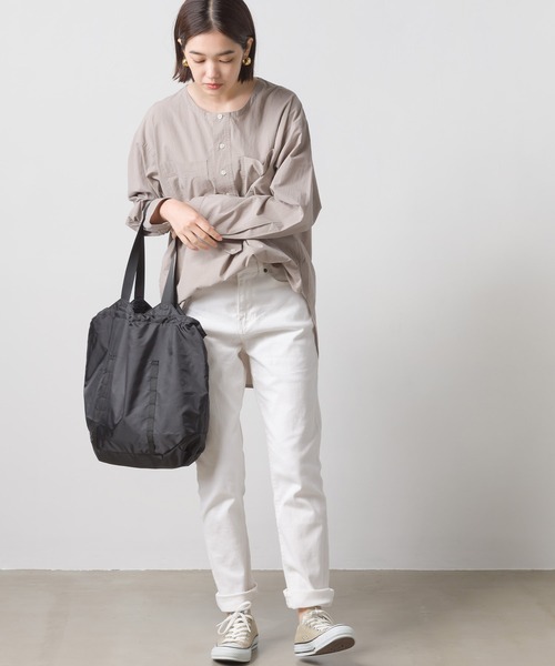 OMNES（オムネス）の「撥水加工22L　ポケッタブルエコバッグ（エコバッグ/サブバッグ・レディース・ブラック/ネイビー/ピンク・FREE）」の11枚目の写真