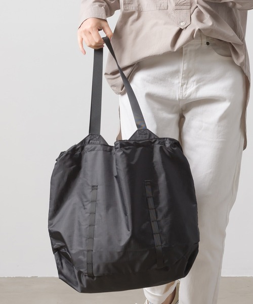 OMNES（オムネス）の「撥水加工22L　ポケッタブルエコバッグ（エコバッグ/サブバッグ・レディース・ブラック/ネイビー/ピンク・FREE）」の13枚目の写真