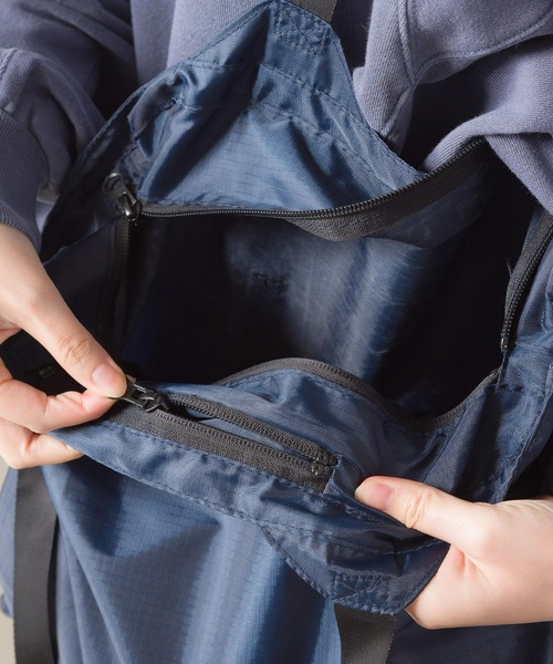 OMNES（オムネス）の「撥水加工22L　ポケッタブルエコバッグ（エコバッグ/サブバッグ・レディース・ブラック/ネイビー/ピンク・FREE）」の14枚目の写真