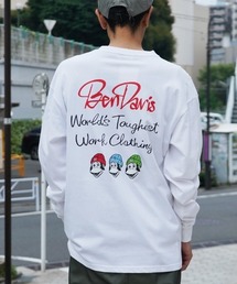 BEN DAVIS | 《BEN DAVIS》PRINT LONG SLEEVE-triple icon(Tシャツ/カットソー)