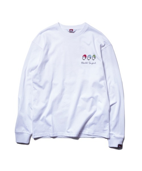 BEN DAVIS(ベンデイビス)の「《BEN DAVIS》PRINT LONG SLEEVE-triple icon(Tシャツ/カットソー・メンズ・ホワイト/ブラック/カーキ/ミント・SMALL/MEDIUM/LARGE/X-LARGE)」の5枚目の写真