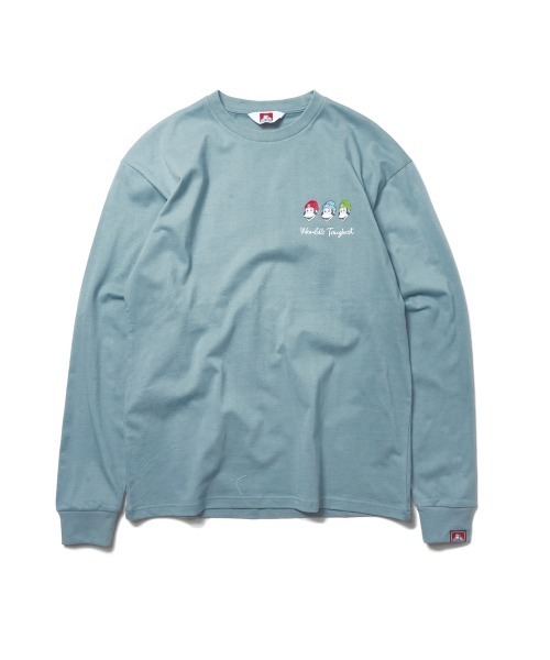 BEN DAVIS(ベンデイビス)の「《BEN DAVIS》PRINT LONG SLEEVE-triple icon(Tシャツ/カットソー・メンズ・ホワイト/ブラック/カーキ/ミント・SMALL/MEDIUM/LARGE/X-LARGE)」の8枚目の写真