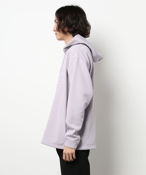 CAMP7（キャンプセブン）の「【CAMP7】エンボスロゴパーカー（パーカー・メンズ・ブラック/ベージュ/パープル/グレー/オフホワイト/ケリー・S/M/L/XL）」の7枚目の写真