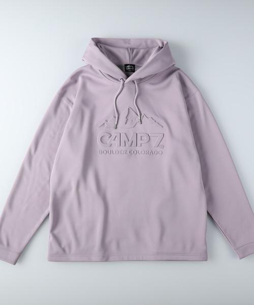 CAMP7（キャンプセブン）の「【CAMP7】エンボスロゴパーカー（パーカー・メンズ・ブラック/ベージュ/パープル/グレー/オフホワイト/ケリー・S/M/L/XL）」の14枚目の写真