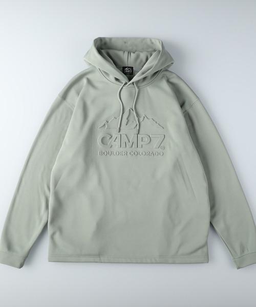 CAMP7（キャンプセブン）の「【CAMP7】エンボスロゴパーカー（パーカー・メンズ・ブラック/ベージュ/パープル/グレー/オフホワイト/ケリー・S/M/L/XL）」の13枚目の写真