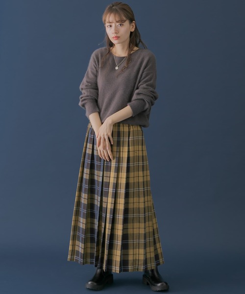 URBAN RESEARCH Sonny Label（アーバンリサーチサニーレーベル）の「2WAYラクーンニットプルオーバー（ニット/セーター・レディース・ピンク/チャコールグレー/オフホワイト・FREE）」の8枚目の写真