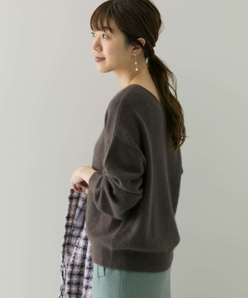 URBAN RESEARCH Sonny Label（アーバンリサーチサニーレーベル）の「2WAYラクーンニットプルオーバー（ニット/セーター・レディース・ピンク/チャコールグレー/オフホワイト・FREE）」の10枚目の写真