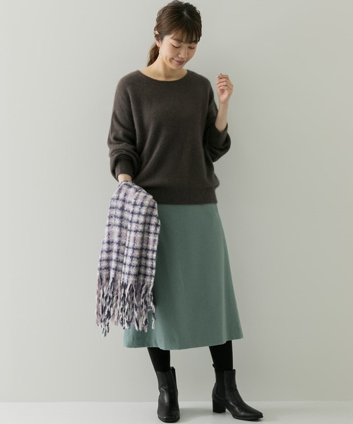 URBAN RESEARCH Sonny Label（アーバンリサーチサニーレーベル）の「2WAYラクーンニットプルオーバー（ニット/セーター・レディース・ピンク/チャコールグレー/オフホワイト・FREE）」の13枚目の写真