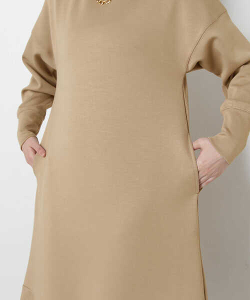 NATURAL BEAUTY BASIC（ナチュラルビューティーベーシック）の「ダンボールワンピース（ワンピース・レディース・ベージュ/ネイビー・MEDIUM）」の14枚目の写真