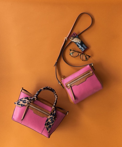 LOWELL things（ロウェル　シングス）の「●【店舗限定品】3Besties leather ミニトートBAG（トートバッグ・レディース・ライトブルー/ピンク/グレイッシュベージュ・フリー）」の12枚目の写真