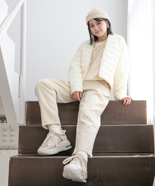 repipi armario（レピピ アルマリオ）の「ナカワタライトジャケット（その他アウター・キッズ・ホワイト/オレンジ/ブラック/ライトパープル・LARGE/MEDIUM）」の8枚目の写真