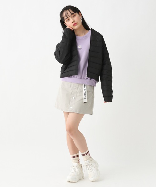 repipi armario（レピピ アルマリオ）の「ナカワタライトジャケット（その他アウター・キッズ・ホワイト/オレンジ/ブラック/ライトパープル・LARGE/MEDIUM）」の17枚目の写真