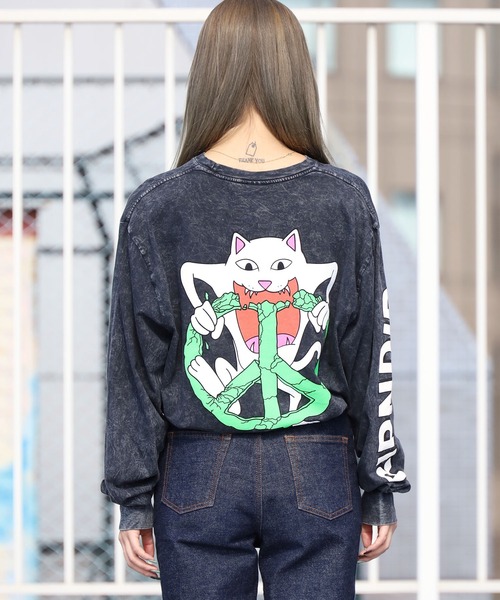 tシャツ 「T9」「RIPNDIP/リップンディップ」PLANT BASED LOGO L/S TEE プラント ベース ロゴ ロングスリーブ Tシャ RIPNDIP tシャツ 「T9」「RIPNDIP/リップンディップ」PLANT
